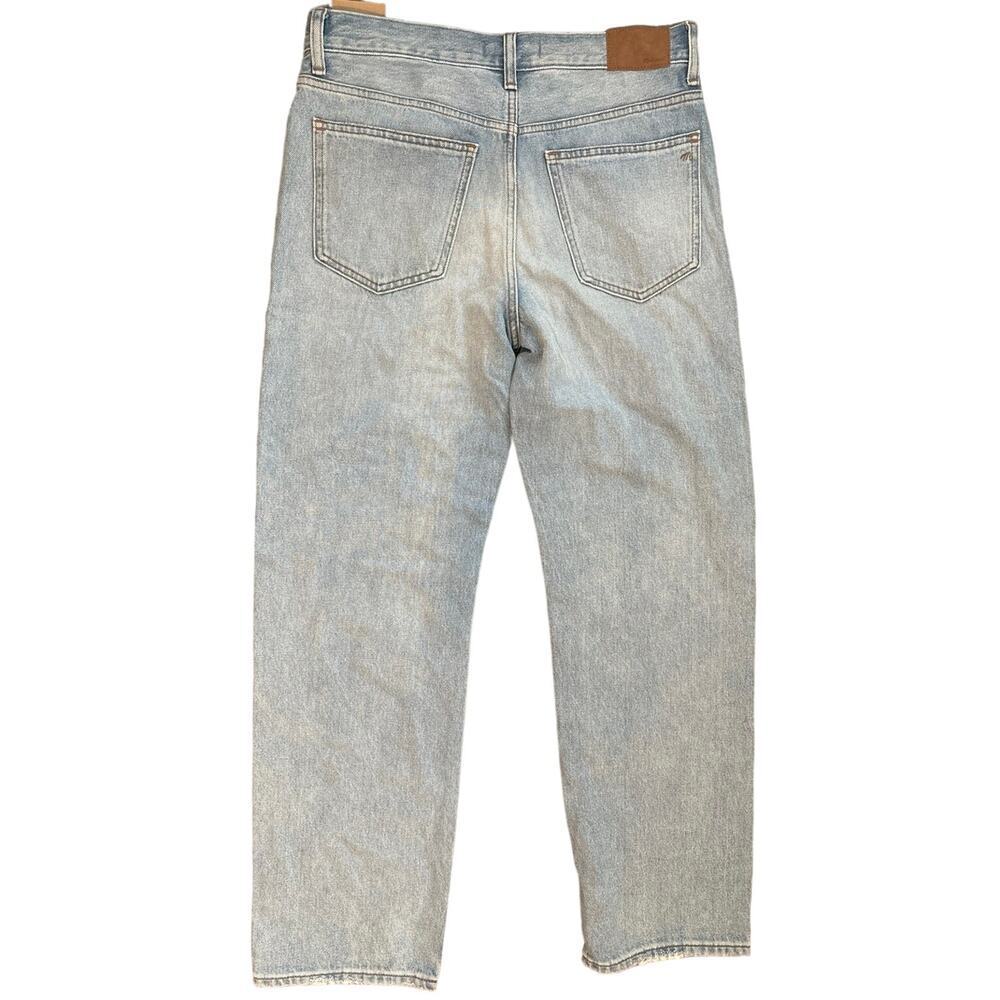 NWT Madewell Low-Slung Straight Jeans In Sevilla Wash Size 27 - Picture 10 of 11